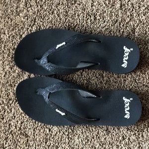 New Reef flip flops.